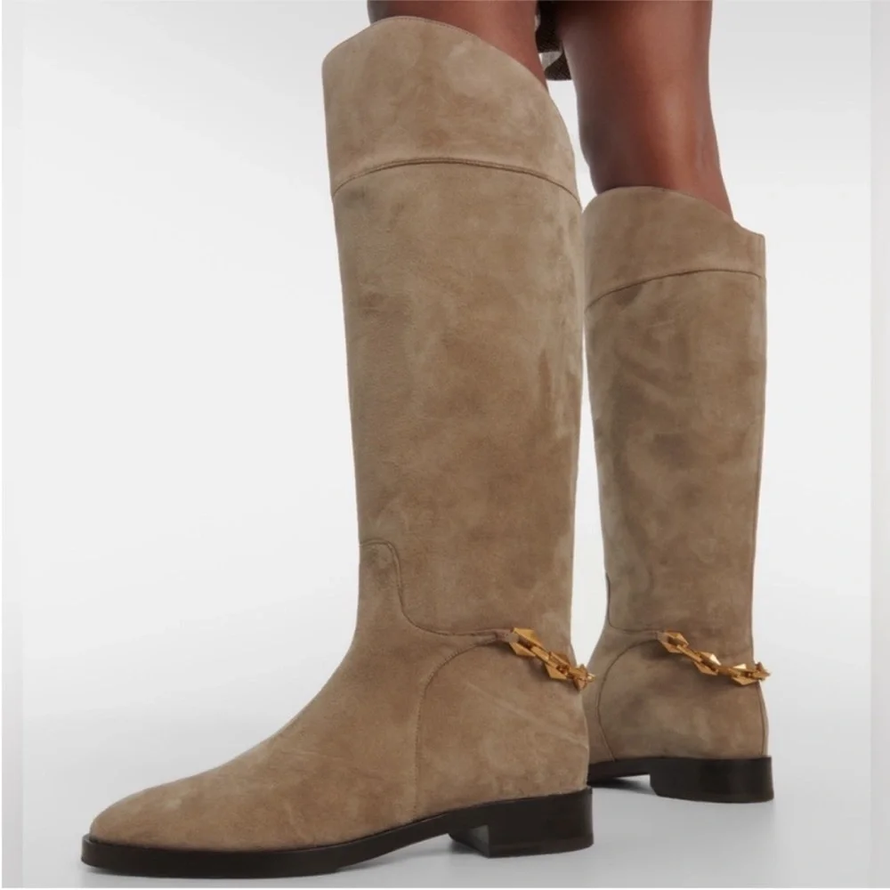 New JIMMY CHOO Nell suede knee-high boots 41 $1,695